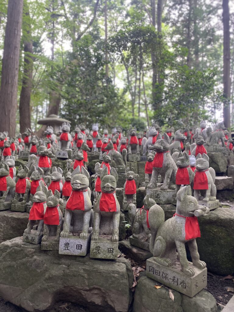 Toyokawa shrine in Japan